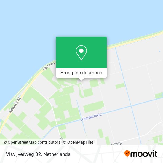 Visvijverweg 32, 8255 PG Swifterbant kaart