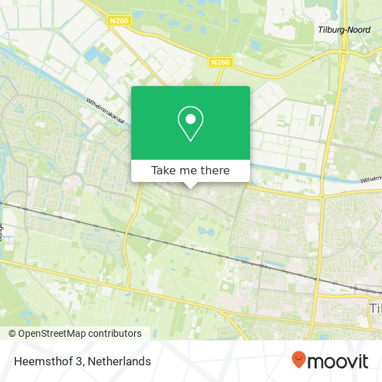 Heemsthof 3, 5044 GM Tilburg kaart