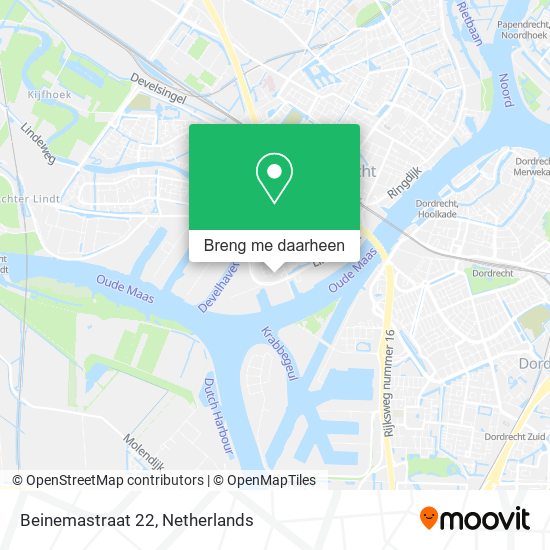 Beinemastraat 22 kaart