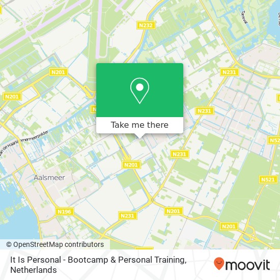 It Is Personal - Bootcamp & Personal Training, Braziliëlaan kaart