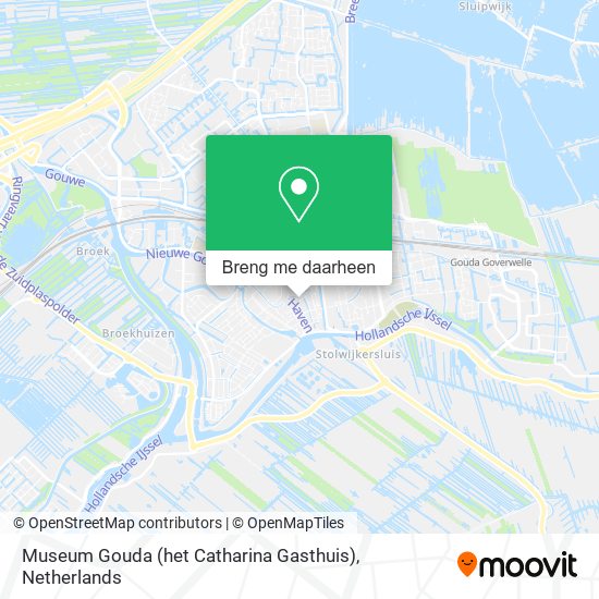 Museum Gouda (het Catharina Gasthuis) kaart