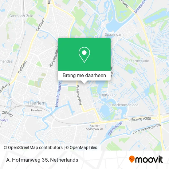 A. Hofmanweg 35 kaart