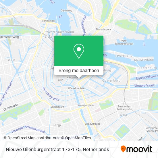 Nieuwe Uilenburgerstraat 173-175 kaart