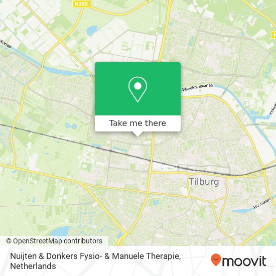 Nuijten & Donkers Fysio- & Manuele Therapie, Thomas van Aquinostraat 39 kaart
