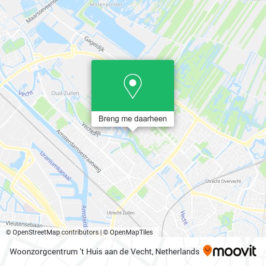 Woonzorgcentrum 't Huis aan de Vecht kaart