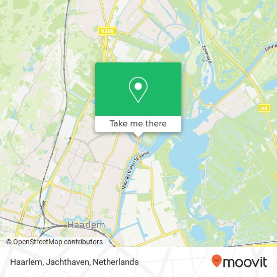 Haarlem, Jachthaven kaart