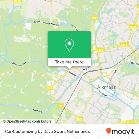 Car-Customizing by Dave Swart, Pieter Breughelstraat 16 kaart