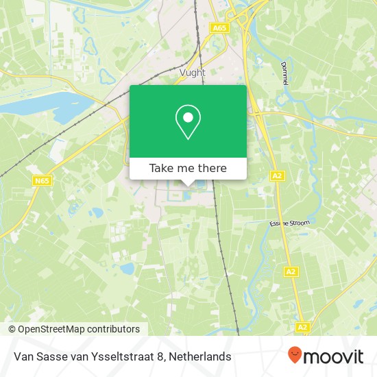 Van Sasse van Ysseltstraat 8, Van Sasse van Ysseltstraat 8, 5262 HV Vught, Nederland kaart