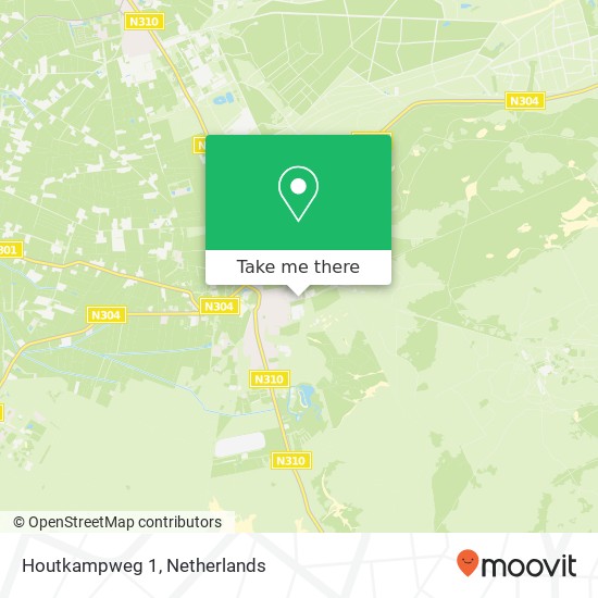 Houtkampweg 1, Houtkampweg 1, 6731 AV Otterlo, Nederland kaart