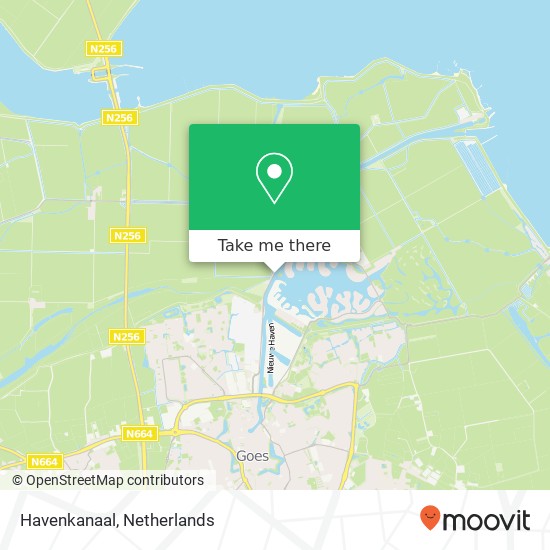 Havenkanaal kaart