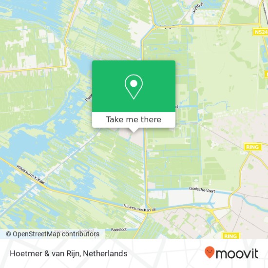 Hoetmer & van Rijn kaart