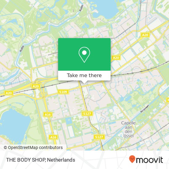 THE BODY SHOP, Poolsterstraat kaart