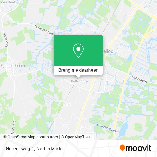 Groeneweg 1 kaart