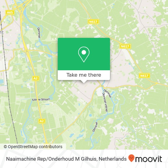 Naaimachine Rep / Onderhoud M Gilhuis, Christofoor 207 kaart