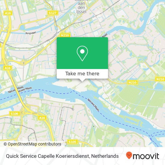 Quick Service Capelle Koeriersdienst, Industrieweg 12 kaart