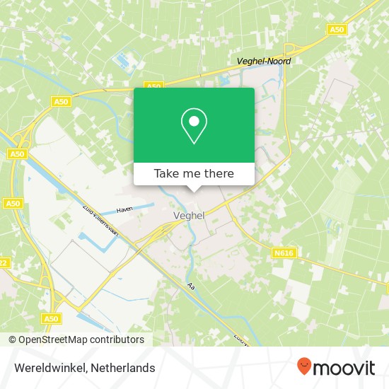 Wereldwinkel, Meijerijgaarde 25 kaart