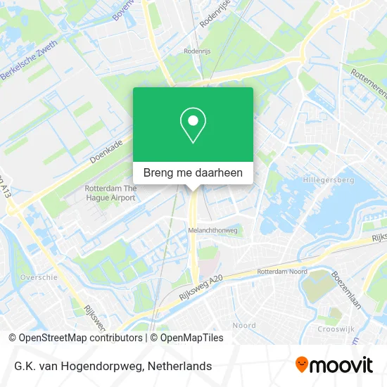 G.K. van Hogendorpweg kaart