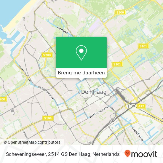 Scheveningseveer, 2514 GS Den Haag kaart