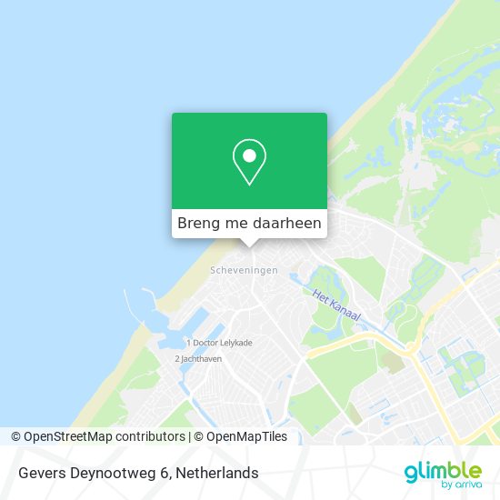 Gevers Deynootweg 6 kaart