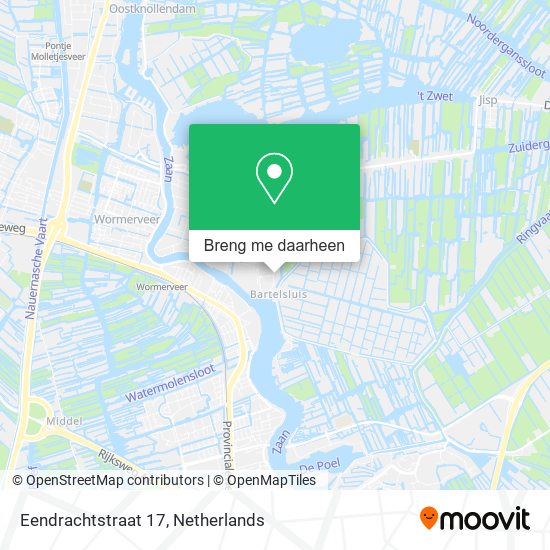 Eendrachtstraat 17 kaart