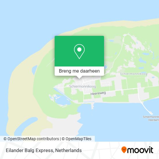Eilander Balg Express kaart