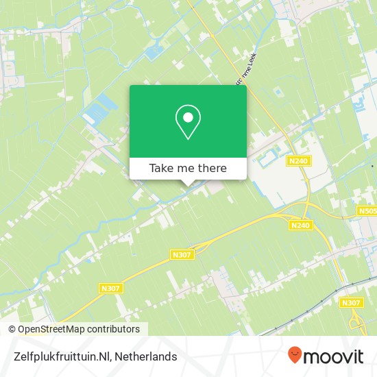 Zelfplukfruittuin.Nl, Zwaagdijk 212 kaart