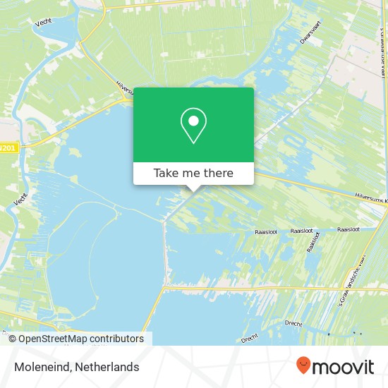 Moleneind, Moleneind, Kortenhoef, Nederland kaart