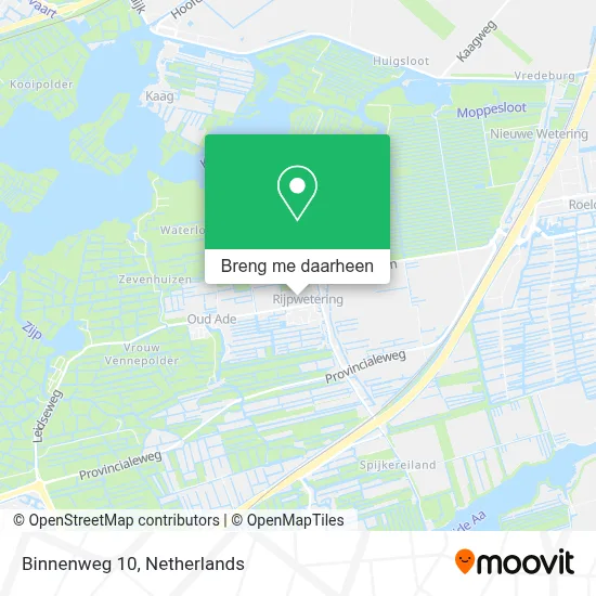 Binnenweg 10 kaart