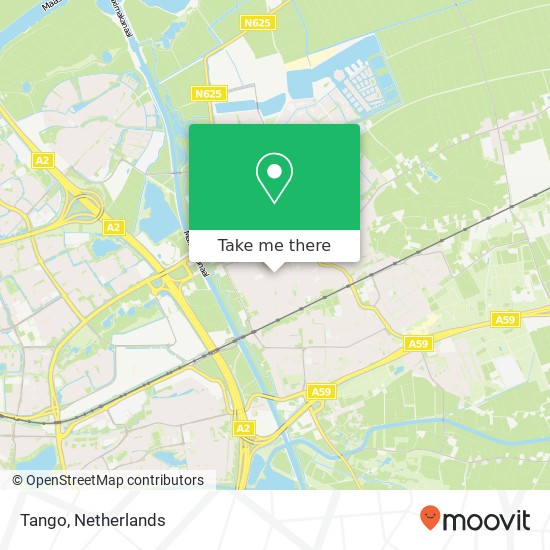 Tango, Raadhuisstraat 43 kaart