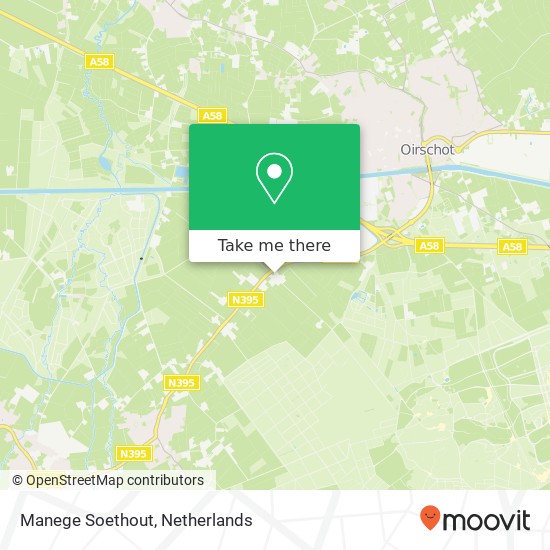 Manege Soethout, Steenovenweg 2 kaart