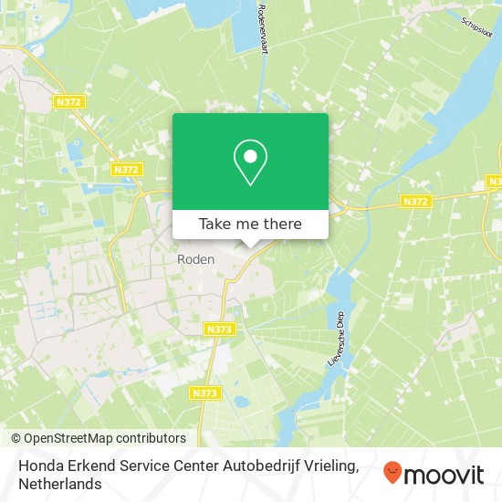 Honda Erkend Service Center Autobedrijf Vrieling, 1e Energieweg 18 kaart