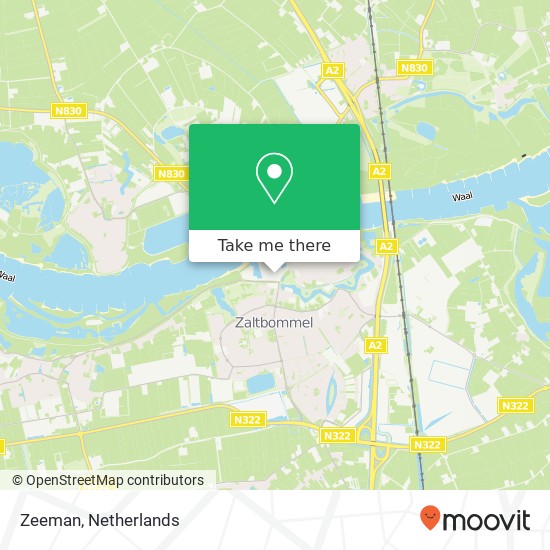 Zeeman, Steenweg 8 kaart