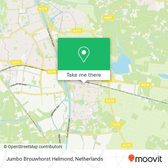 Jumbo Brouwhorst Helmond, Brouwhorst 10 kaart