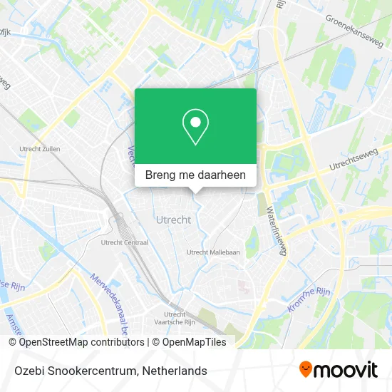 Ozebi Snookercentrum kaart