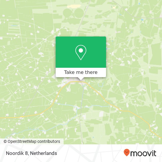 Noordik 8, Noordik 8, 7661 RC Vasse, Nederland kaart