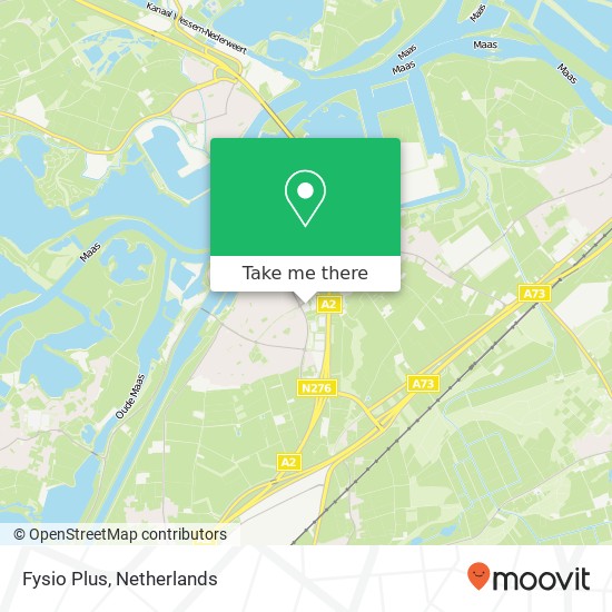 Fysio Plus, Zandkuilweg 4 kaart