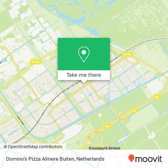 Domino's Pizza Almere Buiten, Makassarweg 209 kaart