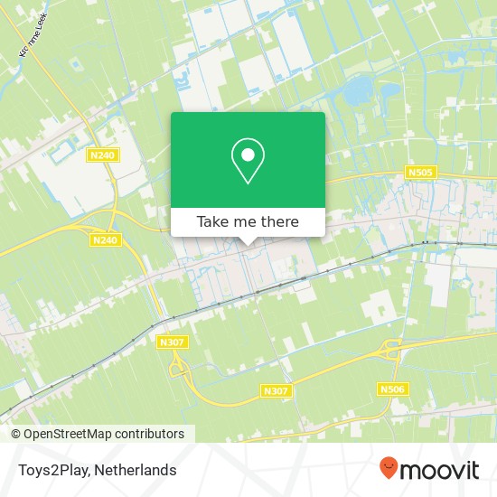 Toys2Play, Streekweg 267 kaart