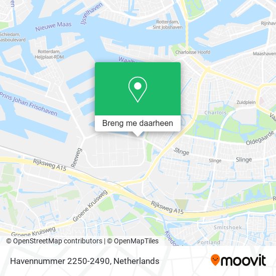 Havennummer 2250-2490 kaart