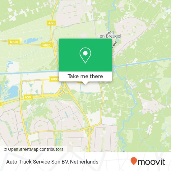 Auto Truck Service Son BV, Ekkersrijt 1407 kaart