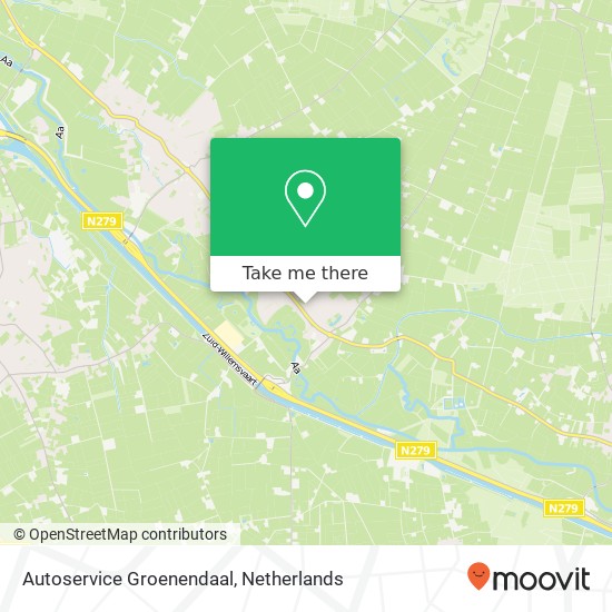 Autoservice Groenendaal, Julianastraat 35B kaart