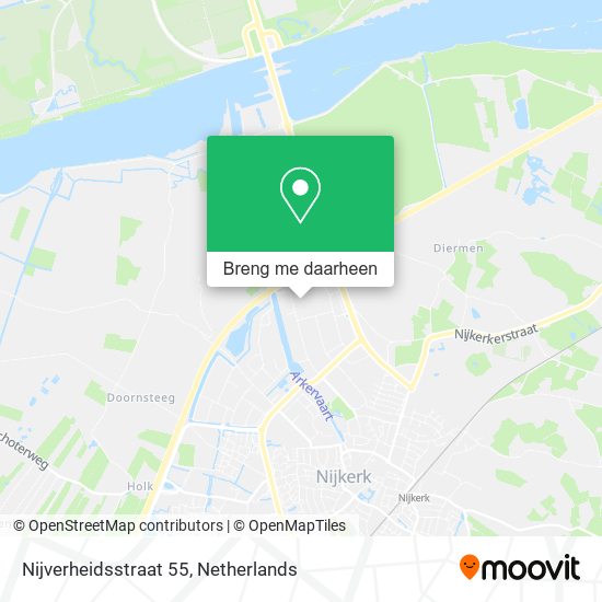 Nijverheidsstraat 55 kaart