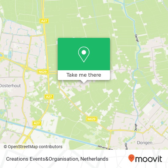 Creations Events&Organisation, Looierijstraat 26 kaart