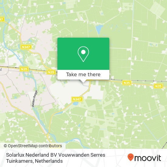 Solarlux Nederland BV Vouwwanden Serres Tuinkamers, Marie Curiestraat 2 kaart