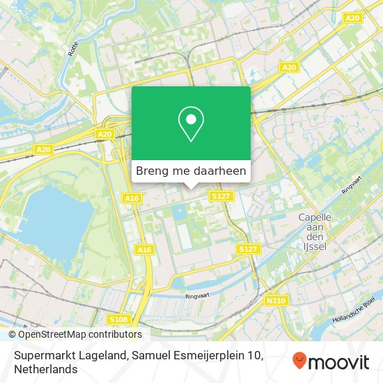 Supermarkt Lageland, Samuel Esmeijerplein 10 kaart