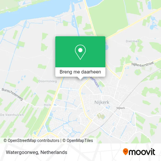 Watergoorweg kaart
