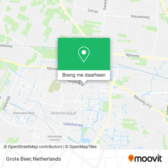 Grote Beer kaart