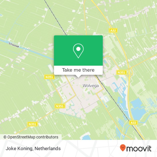 Joke Koning, Kerkstraat 83 kaart