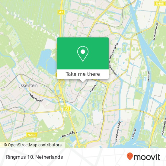 Ringmus 10, 3435 CJ Nieuwegein kaart