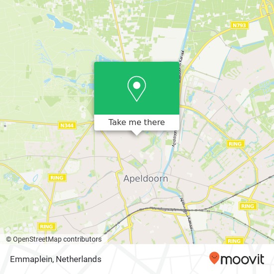 Emmaplein, Emmaplein, 7316 Apeldoorn, Nederland kaart